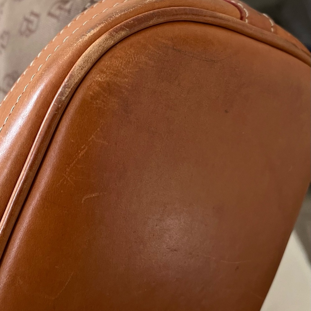 Dooney & Bourke Monogram Canvas and Leather Handbag - Picture 14 of 16